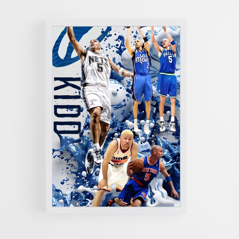 Poster Team Dreams – affiche Basketball (vue 3)